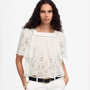 Boho flutter sleeve top